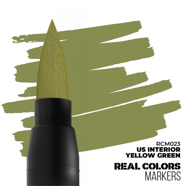 US INTERIOR YELLOW GREEN – RC MARKER - Μαρκαδόρος Μοντελισμού