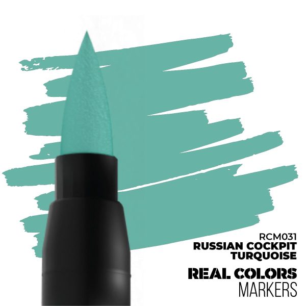 RUSSIAN COCKPIT TURQUOISE – RC MARKER - Μαρκαδόρος Μοντελισμού