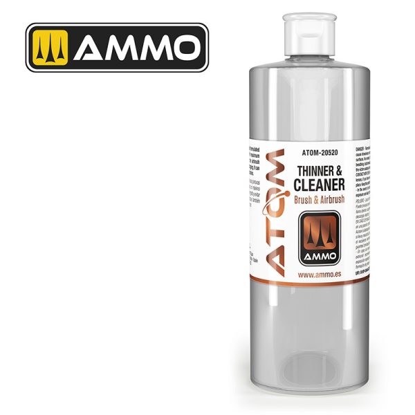 ATOM 20520 Cleaner-Thinner 400ml / Καθαριστικό - Αραιωτικό ATOM 400ml