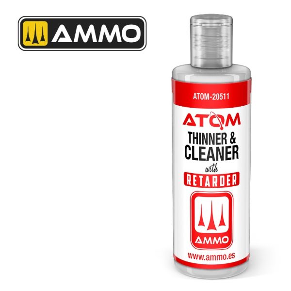 ATOM 20511 Cleaner-Thinner with Retarder 60ml / Καθαριστικό-Αραιωτικό-Retarder ATOM 60ml